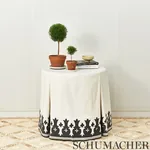 BERGAMA PLAIN LINEN Fabric – IVORY | Schumacher | Wallpaper BERGAMA PLAIN LINEN fabric IVORY color by Schumacher