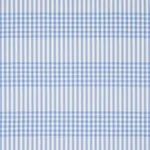 BERGEN PLAID fabric SKY color by Schumacher