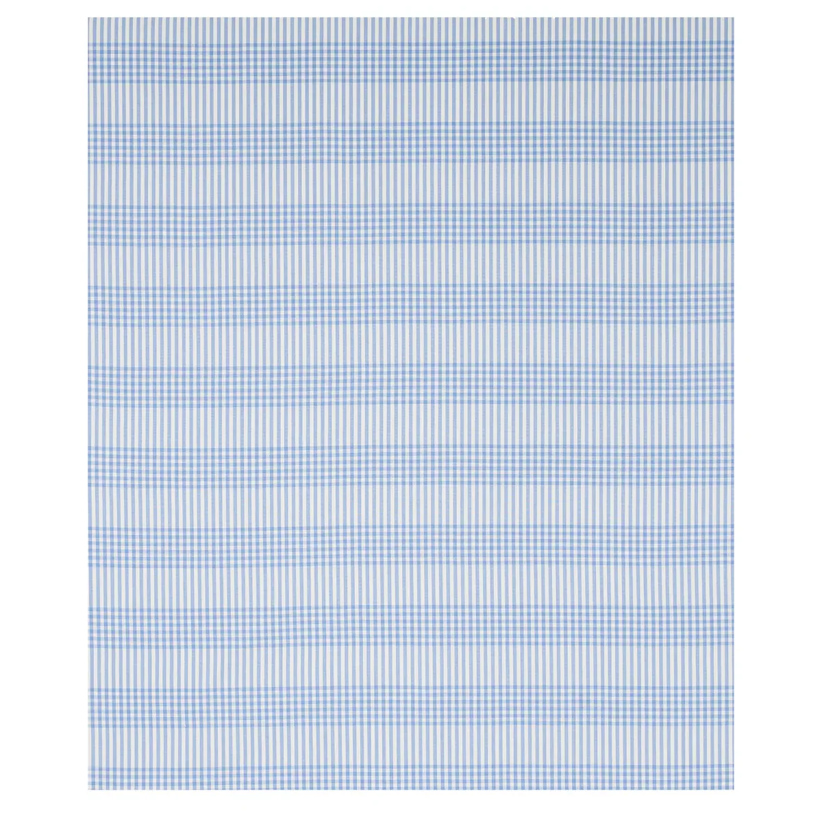 BERGEN PLAID fabric SKY color by Schumacher