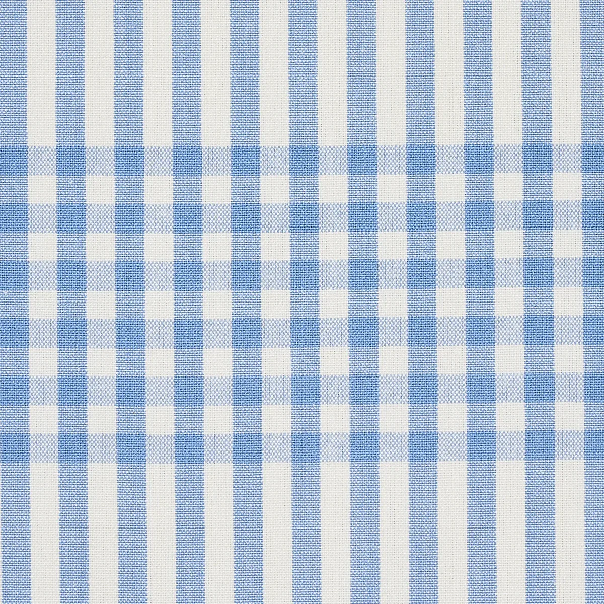 BERGEN PLAID fabric SKY color by Schumacher