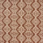 BERKELEY HAND PRINTED SILK Fabric – CHESTNUT | Schumacher | BERKELEY HAND PRINTED SILK fabric CHESTNUT color by Schumacher