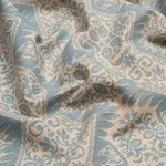 BERKELEY HAND PRINTED SILK Fabric – CORNFLOWER | Schumacher BERKELEY HAND PRINTED SILK fabric CORNFLOWER color by Schumacher