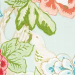 BERMUDA BLOSSOMS Fabric – AQUA | Schumacher | Wallpaper Twin BERMUDA BLOSSOMS fabric AQUA color by Schumacher