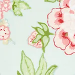 BERMUDA BLOSSOMS Fabric – AQUA | Schumacher | Wallpaper Twin BERMUDA BLOSSOMS fabric AQUA color by Schumacher