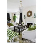 BERMUDA BLOSSOMS Fabric – JET | Schumacher | Wallpaper Twins BERMUDA BLOSSOMS fabric JET color by Schumacher