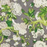 BERMUDA BLOSSOMS Fabric – SLATE | Schumacher | Wallpaper Twi BERMUDA BLOSSOMS fabric SLATE color by Schumacher