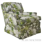 BERMUDA BLOSSOMS Fabric – SLATE | Schumacher | Wallpaper Twi BERMUDA BLOSSOMS fabric SLATE color by Schumacher