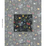 BERRY GROVE Fabric – NOIR | Schumacher | Wallpaper Twins BERRY GROVE fabric NOIR color by Schumacher