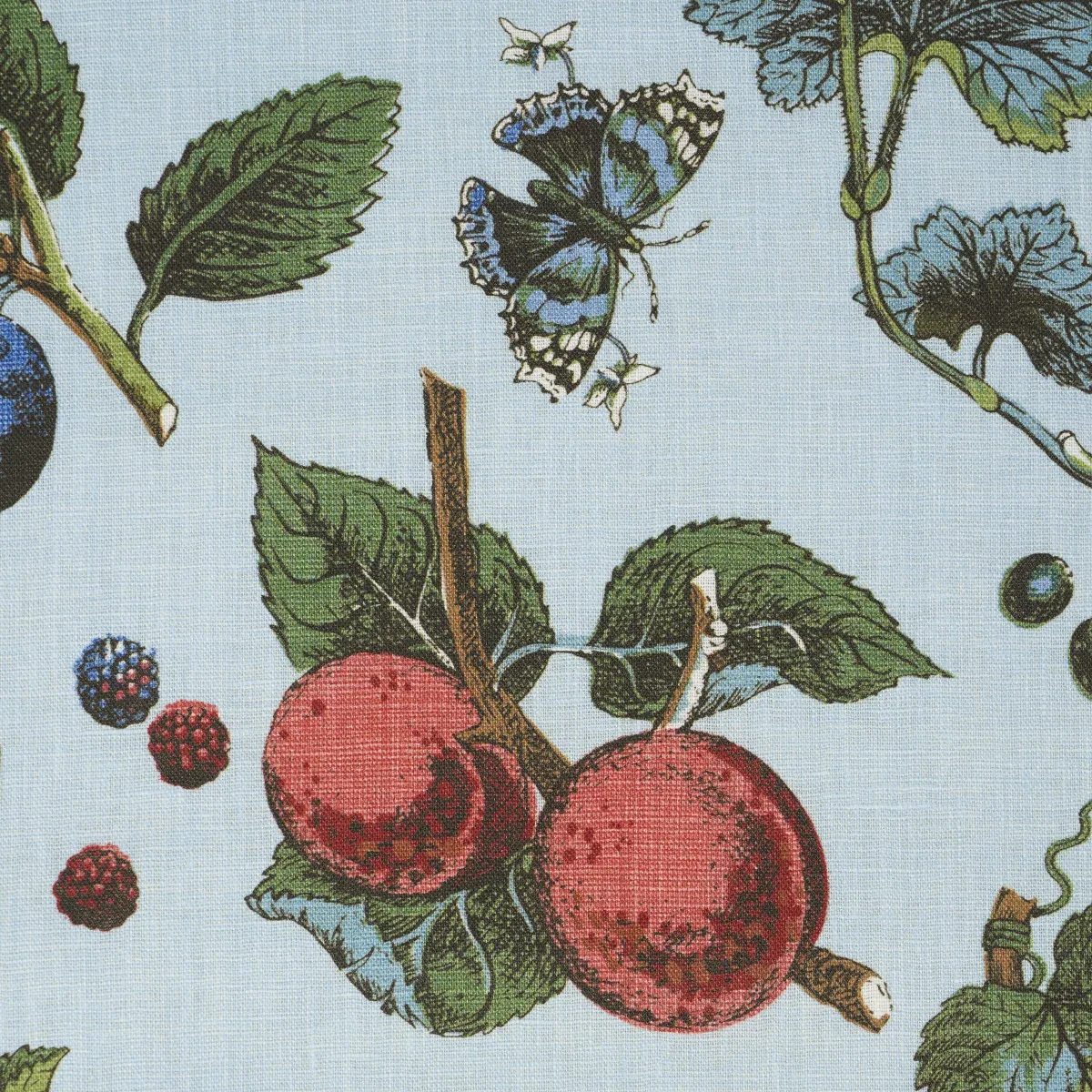BERRY GROVE fabric SKY color by Schumacher