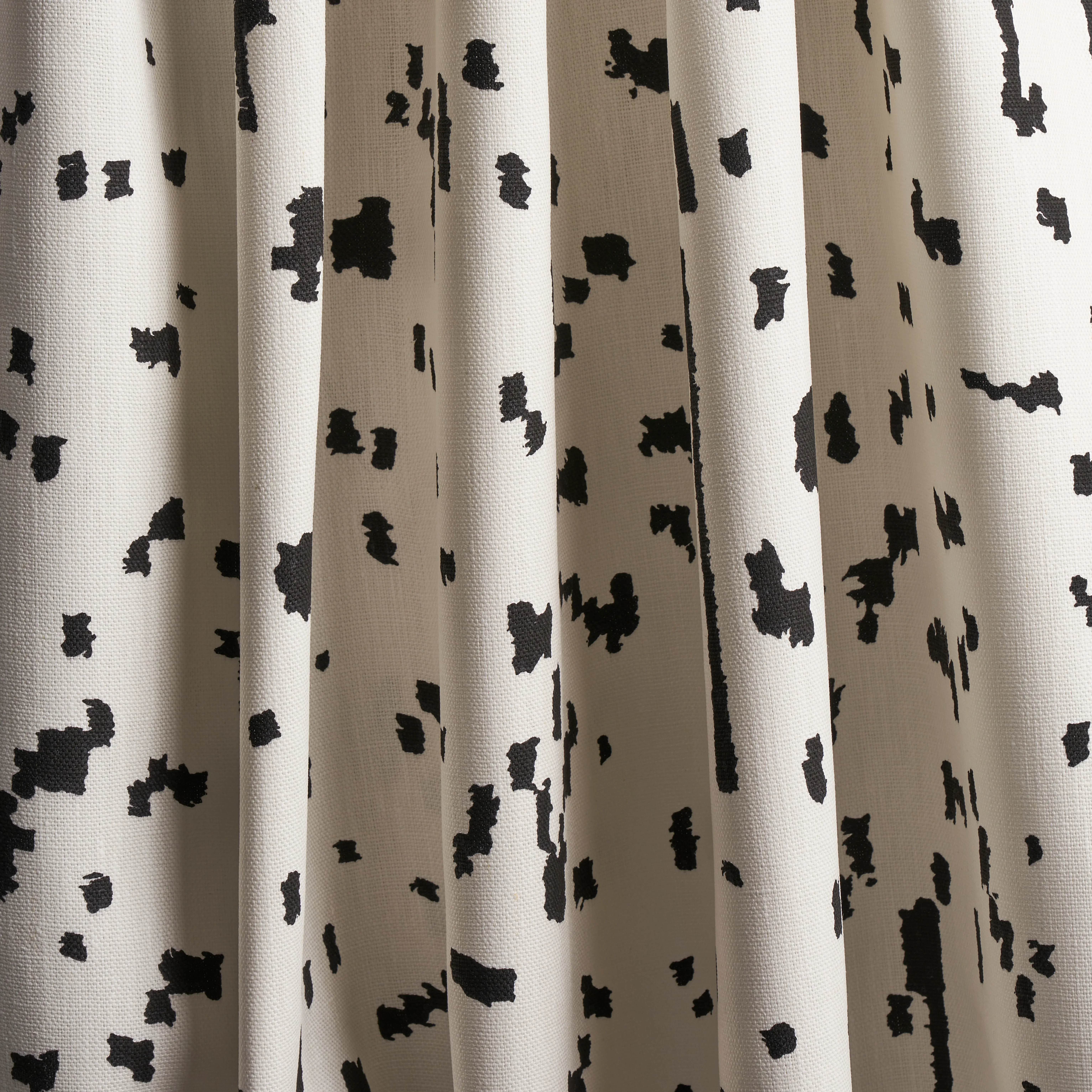 BESPOTTED fabric BLACK color by Schumacher