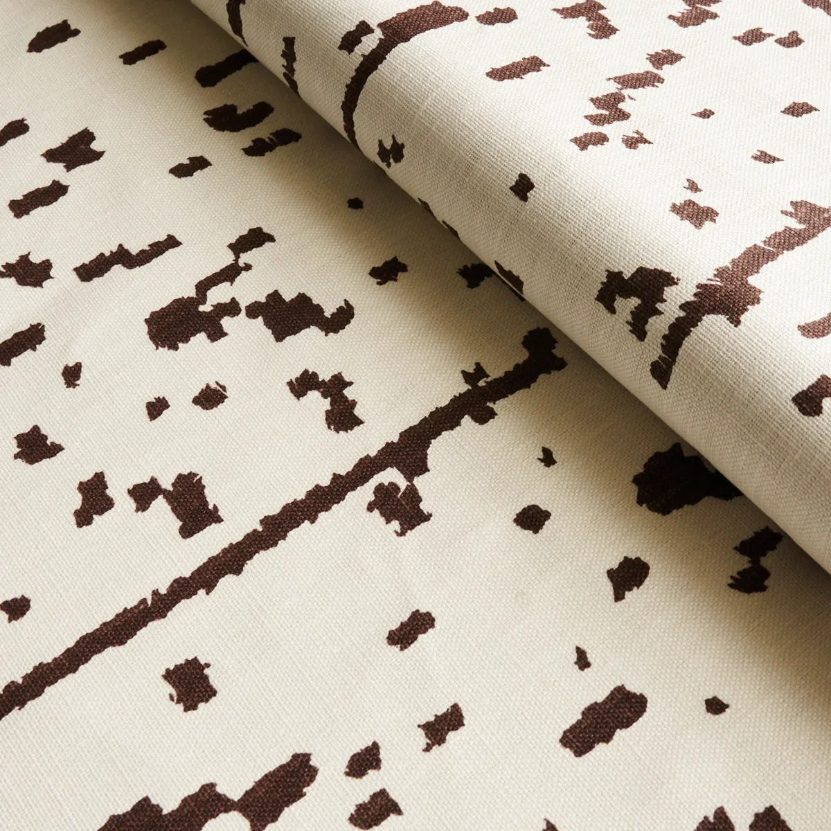 BESPOTTED Fabric – BROWN | Schumacher | Wallpaper Twins BESPOTTED fabric BROWN color by Schumacher