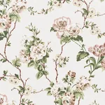 BETTY CHINTZ Fabric – QUIET PINK | Schumacher | Wallpaper Tw BETTY CHINTZ fabric QUIET PINK color by Schumacher