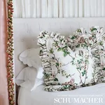 BETTY CHINTZ Fabric – QUIET PINK | Schumacher | Wallpaper Tw BETTY CHINTZ fabric QUIET PINK color by Schumacher