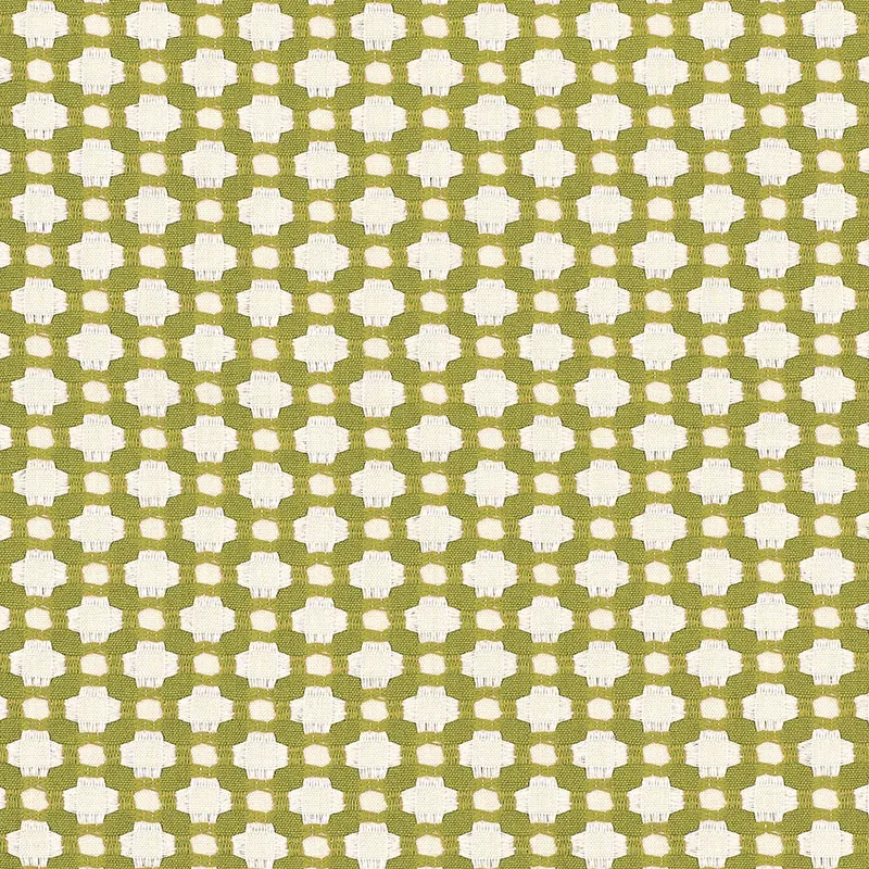 BETWIXT fabric GRASS/IVORY color by Schumacher