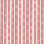 BEVERLY STRIPE fabric RED color by Schumacher