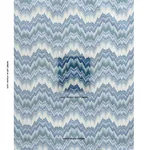 BEZIQUE FLAMESTITCH VELVET Fabric – LAPIS | Schumacher | Wal BEZIQUE FLAMESTITCH VELVET fabric LAPIS color by Schumacher