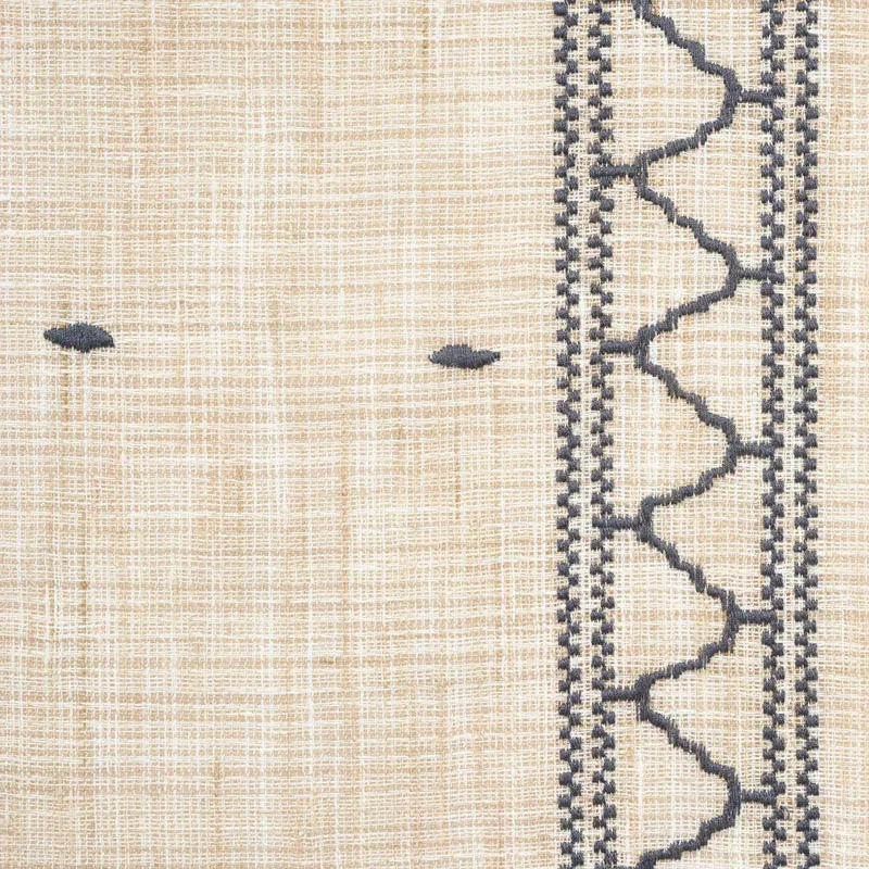 BHUTTIS SHEER Fabric – NATURAL | Schumacher | Wallpaper Twin BHUTTIS SHEER fabric NATURAL color by Schumacher