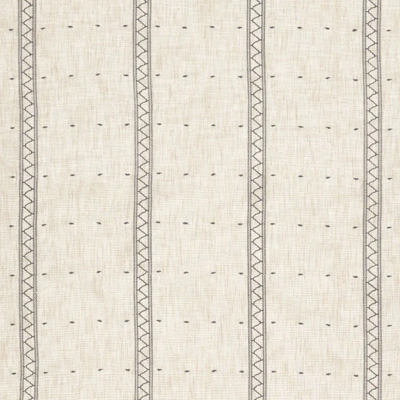 BHUTTIS SHEER fabric NATURAL color by Schumacher
