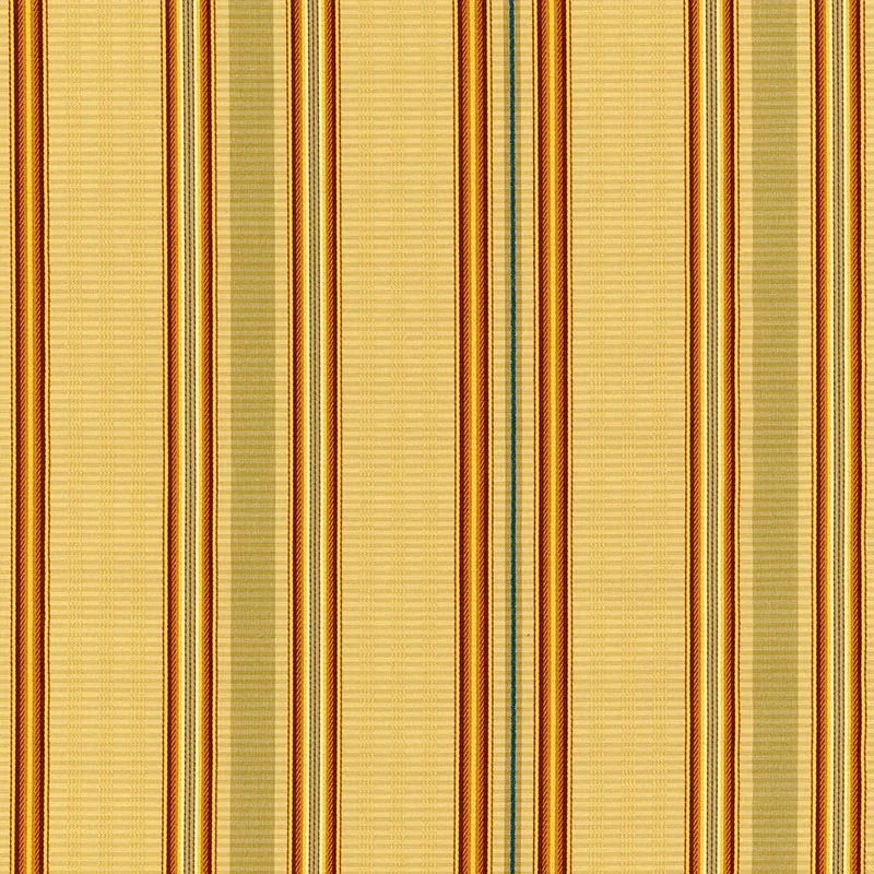 BIELLA SILK STRIPE fabric SPICE color by Schumacher