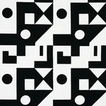 BINARY EMBROIDERY fabric BLACK color by Schumacher