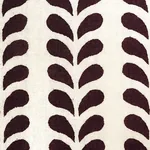 Bindi Hand Block Print fabric AUBERGINE color by Schumacher