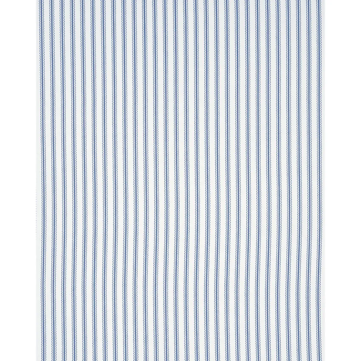 BIRDIE TICKING STRIPE fabric INDIGO color by Schumacher