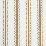 BIRDIE TICKING STRIPE fabric NEUTRAL color by Schumacher