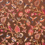 BIRDS OF PARADISE WOVEN Fabric – CHESTNUT | Schumacher | Wal BIRDS OF PARADISE WOVEN fabric CHESTNUT color by Schumacher