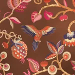 BIRDS OF PARADISE WOVEN Fabric – CHESTNUT | Schumacher | Wal BIRDS OF PARADISE WOVEN fabric CHESTNUT color by Schumacher