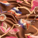 BIRDS OF PARADISE WOVEN Fabric – CHESTNUT | Schumacher | Wal BIRDS OF PARADISE WOVEN fabric CHESTNUT color by Schumacher