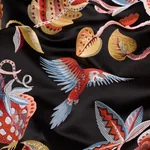 BIRDS OF PARADISE WOVEN Fabric – NOIR | Schumacher | Wallpap BIRDS OF PARADISE WOVEN fabric NOIR color by Schumacher