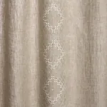 BIRGITTA SHEER Fabric – LINEN | Schumacher | Wallpaper Twins BIRGITTA SHEER fabric LINEN color by Schumacher