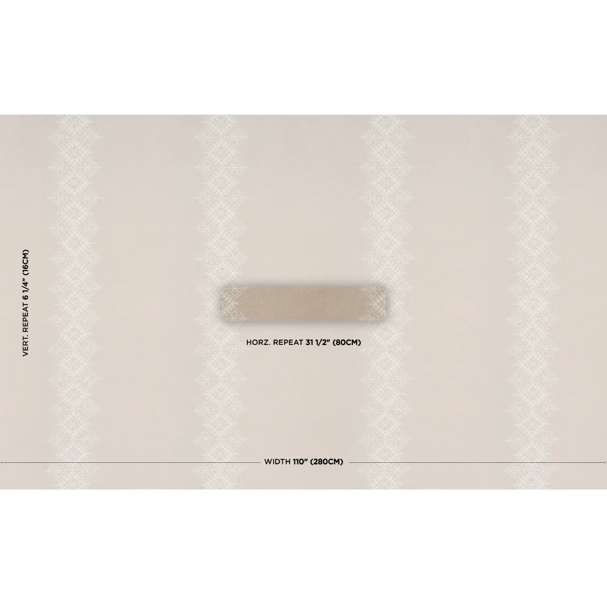 BIRGITTA SHEER Fabric – LINEN | Schumacher | Wallpaper Twins BIRGITTA SHEER fabric LINEN color by Schumacher