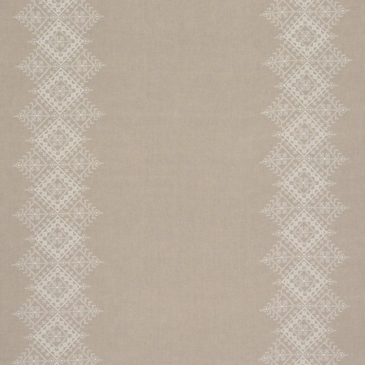 BIRGITTA SHEER Fabric – LINEN | Schumacher | Wallpaper Twins BIRGITTA SHEER fabric LINEN color by Schumacher
