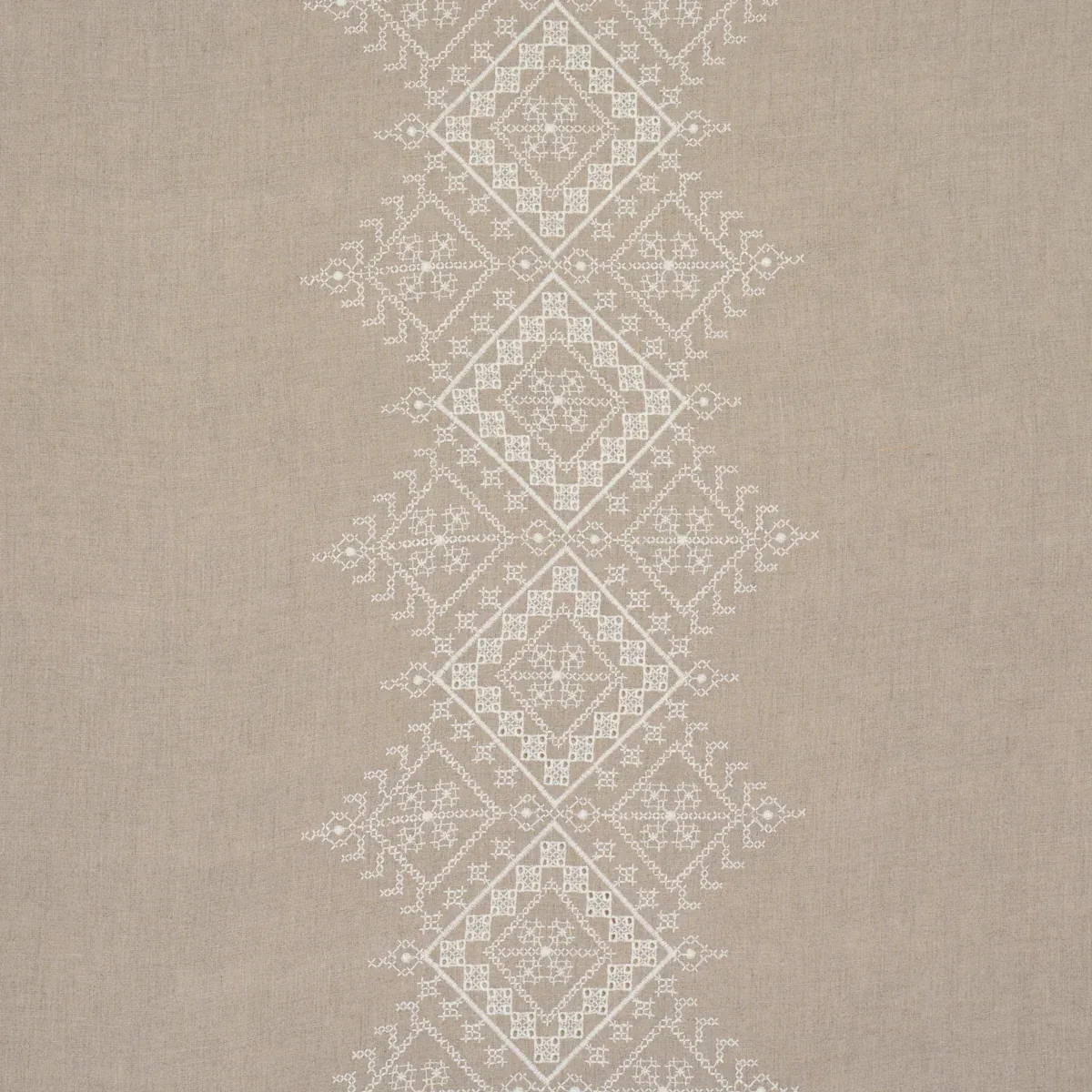BIRGITTA SHEER Fabric – LINEN | Schumacher | Wallpaper Twins BIRGITTA SHEER fabric LINEN color by Schumacher