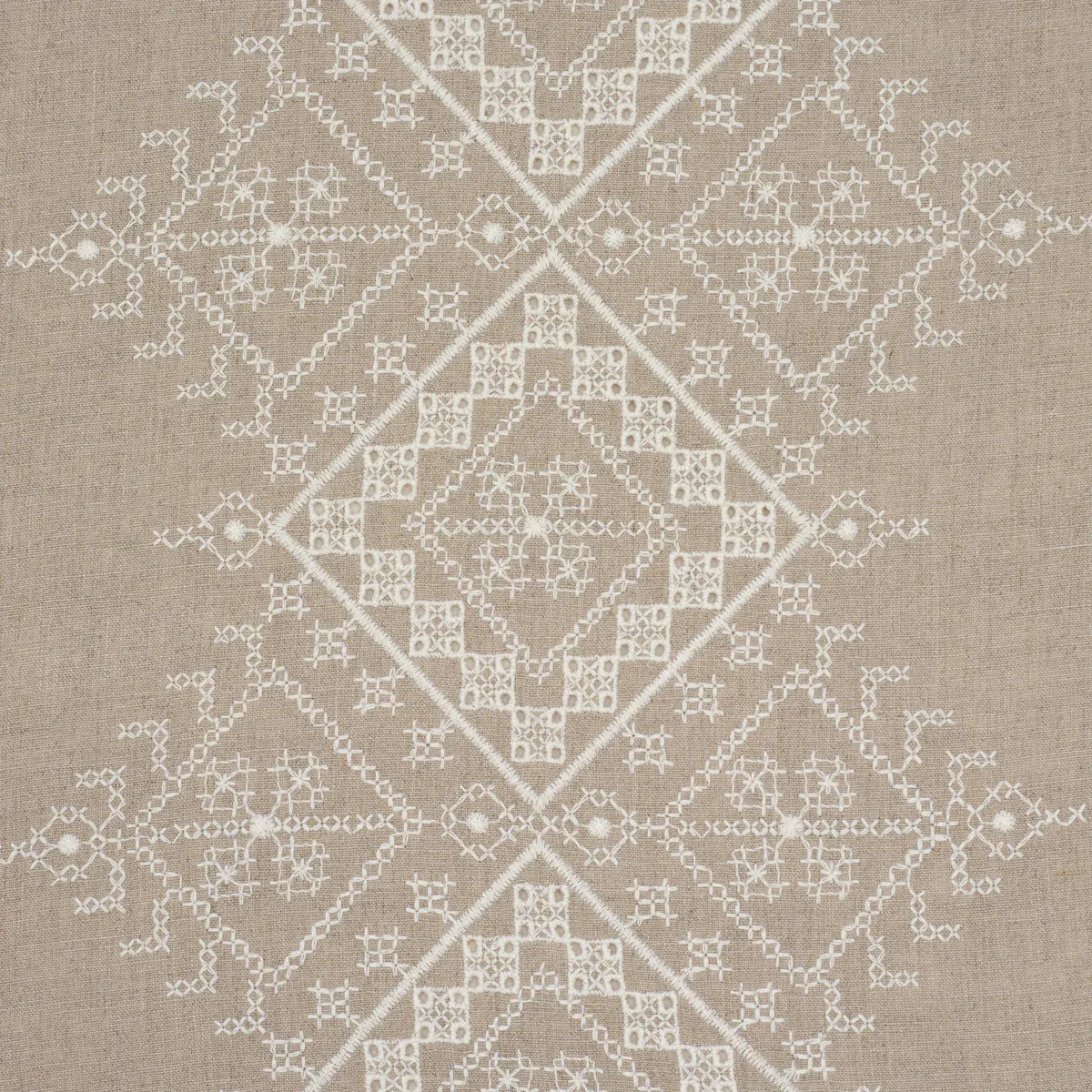 BIRGITTA SHEER Fabric – LINEN | Schumacher | Wallpaper Twins BIRGITTA SHEER fabric LINEN color by Schumacher