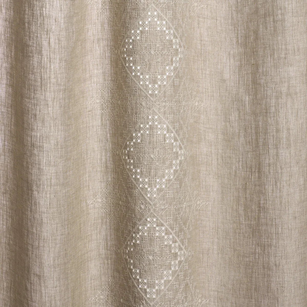 BIRGITTA SHEER fabric LINEN color by Schumacher
