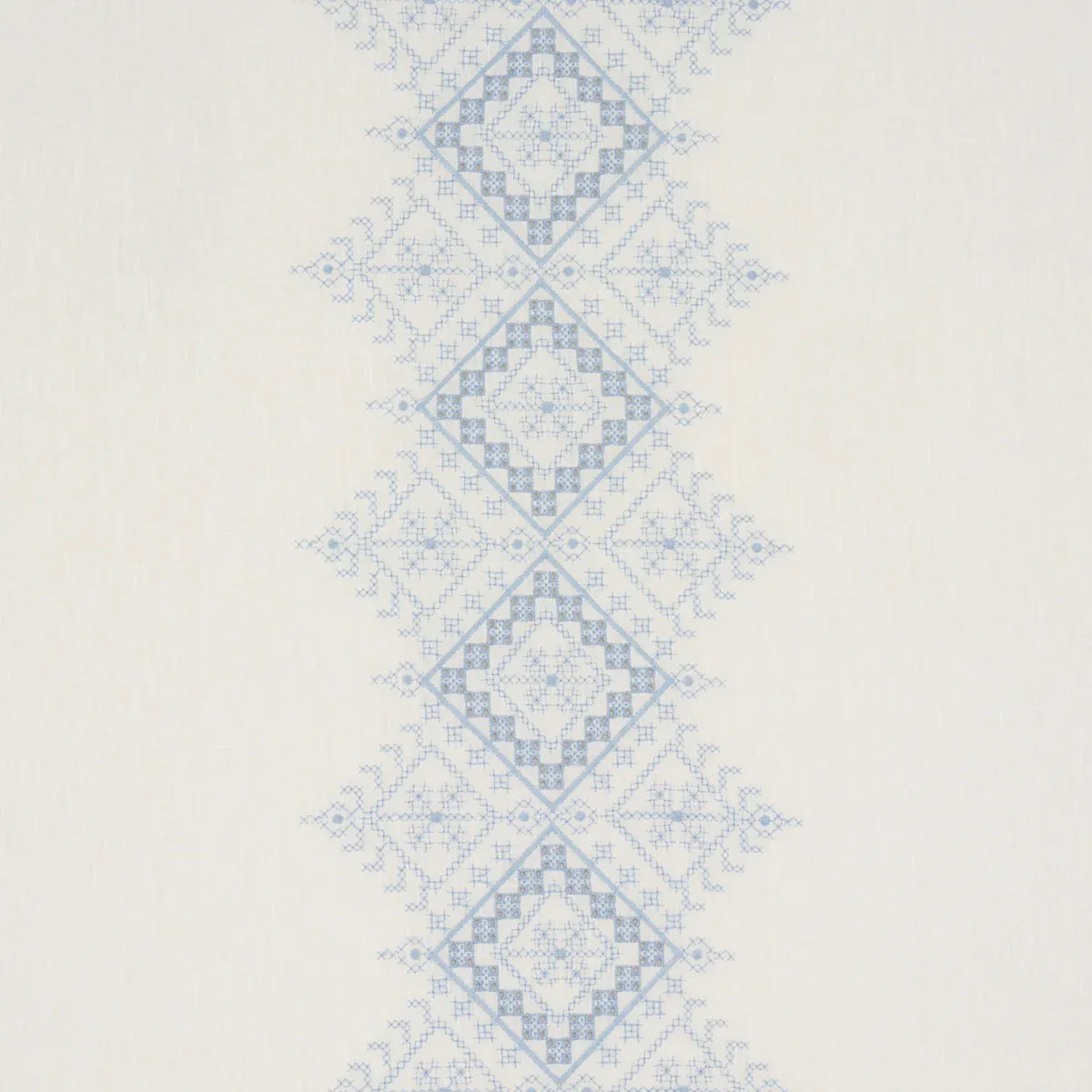 BIRGITTA SHEER Fabric – SKY | Schumacher | Wallpaper Twins BIRGITTA SHEER fabric SKY color by Schumacher