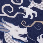 BIXI DRAGON fabric BLUE color by Schumacher