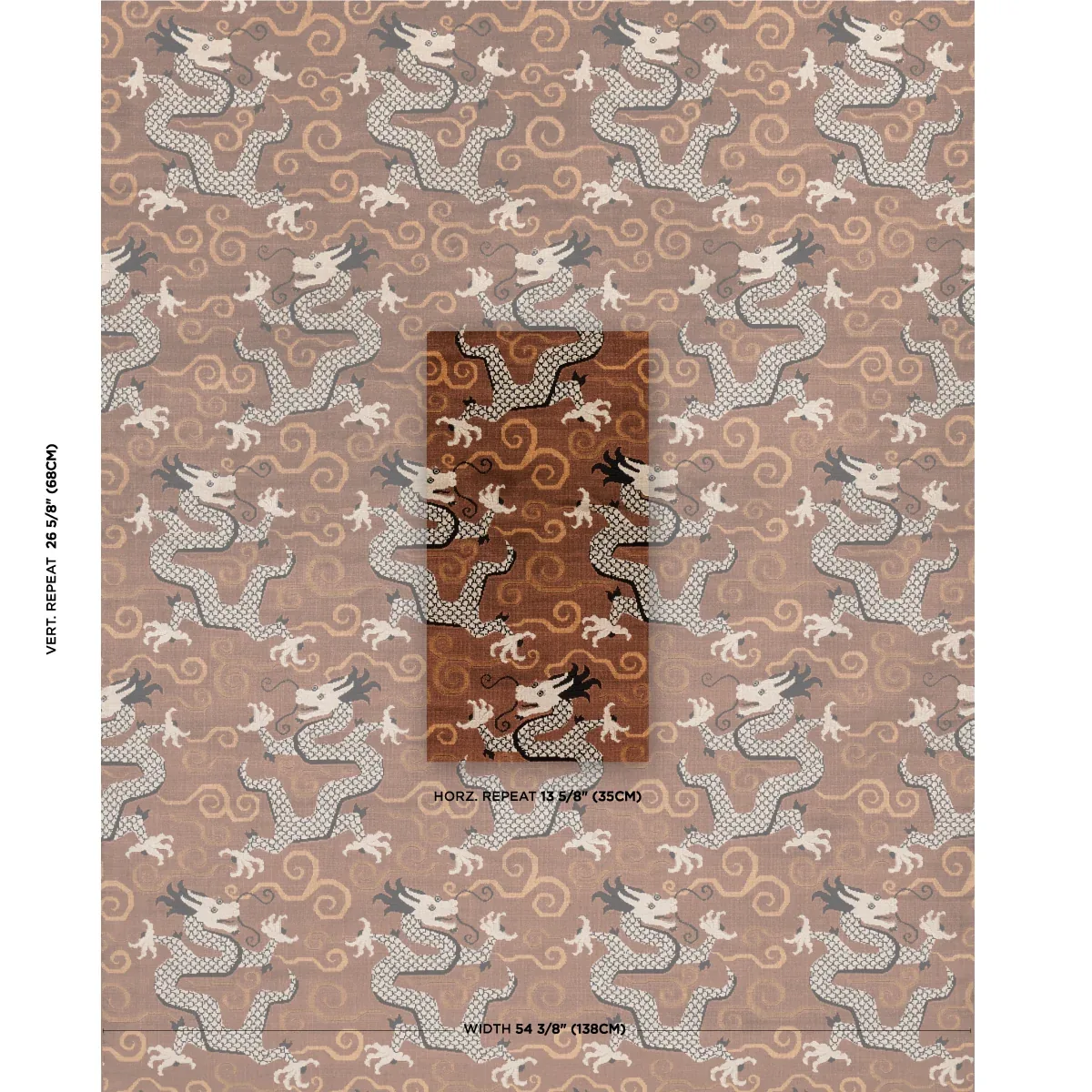 BIXI VELVET fabric BRONZE color by Schumacher