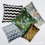 BIXI VELVET Fabric – CELESTINE | Schumacher | Wallpaper Twin BIXI VELVET fabric CELESTINE color by Schumacher