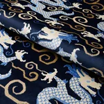 BIXI VELVET Fabric – MIDNIGHT BLUE | Schumacher | Wallpaper BIXI VELVET fabric MIDNIGHT BLUE color by Schumacher