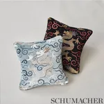 BIXI VELVET fabric ONYX color by Schumacher