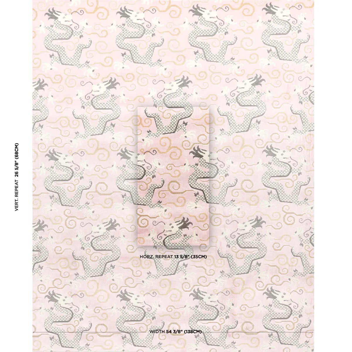 BIXI VELVET fabric ROSE QUARTZ color by Schumacher