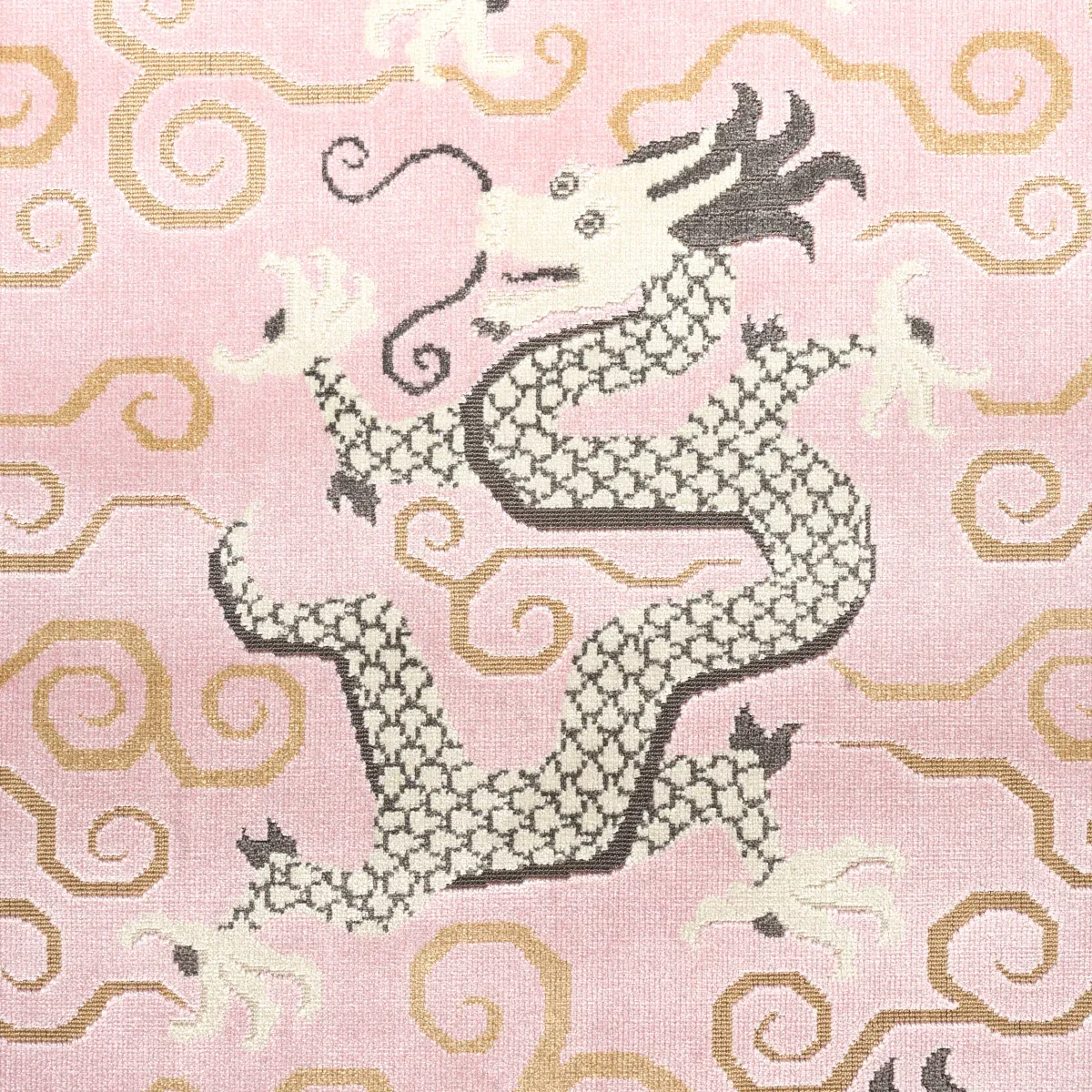 BIXI VELVET fabric ROSE QUARTZ color by Schumacher