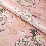 BIXI VELVET fabric ROSE QUARTZ color by Schumacher