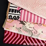 BIXI VELVET fabric ROSE QUARTZ color by Schumacher