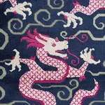 BIXI VELVET fabric SAPPHIRE color by Schumacher