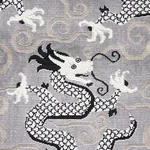 BIXI VELVET fabric SILVER color by Schumacher