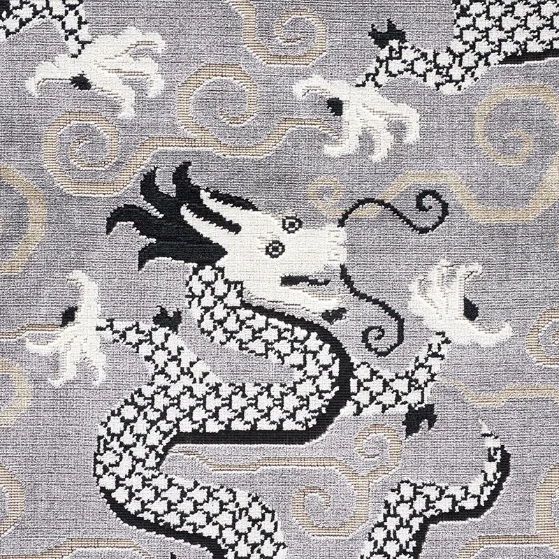 BIXI VELVET fabric SILVER color by Schumacher
